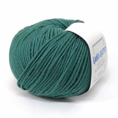 Lana Gatto Super Soft ( 13569 малахит) 100% меринос экстрафайн 50 г/125 м